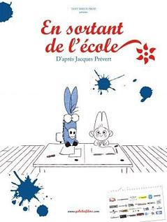 En sortant de l’école : Prévert
