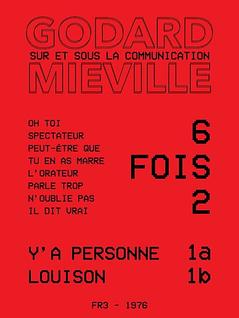 Godard-Miéville : Six fois deux / Sur et sous la communication  (1)